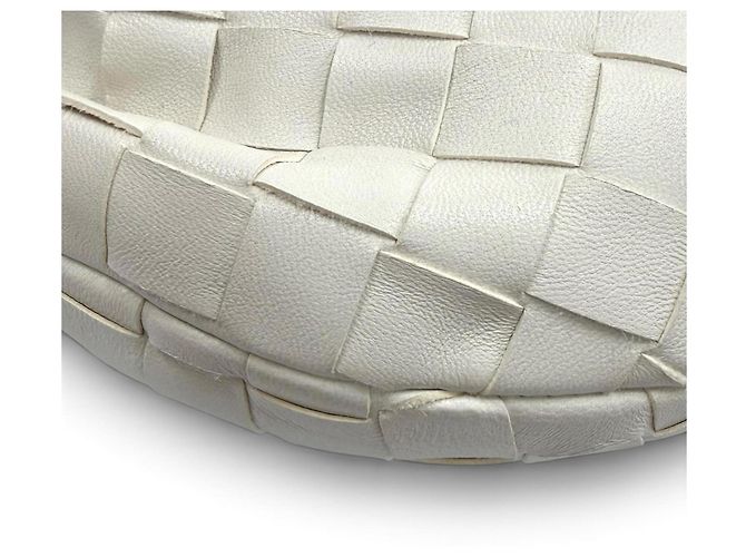 Borsa Bottega Veneta Mini Jodie Heart Bianco Rosso - vista 7