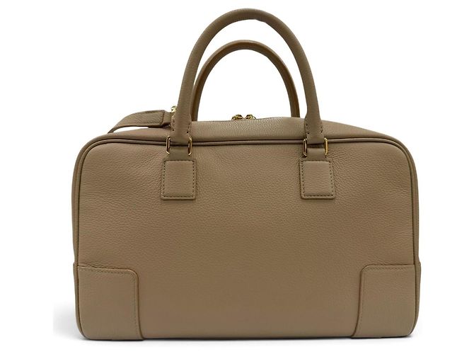 Borsa Loewe Amazona 28 in Beige - vista 4
