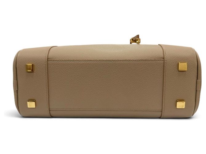 Borsa Loewe Amazona 28 in Beige - vista 6