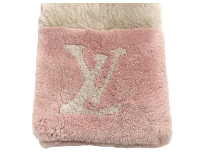 Louis Vuitton Echarpe LV In the City Scarf Rosa Beige - vista 5