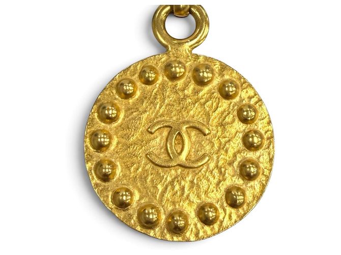 Timeless Portachiavi Chanel Vintage 97A Coco Mark D'oro - vista 3