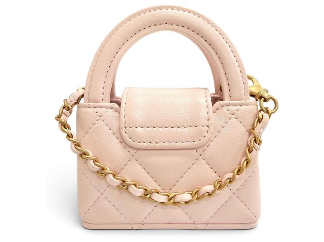 Chanel Coco Mark Mini Kelly Micro Bag Charm Rosa - vista 3