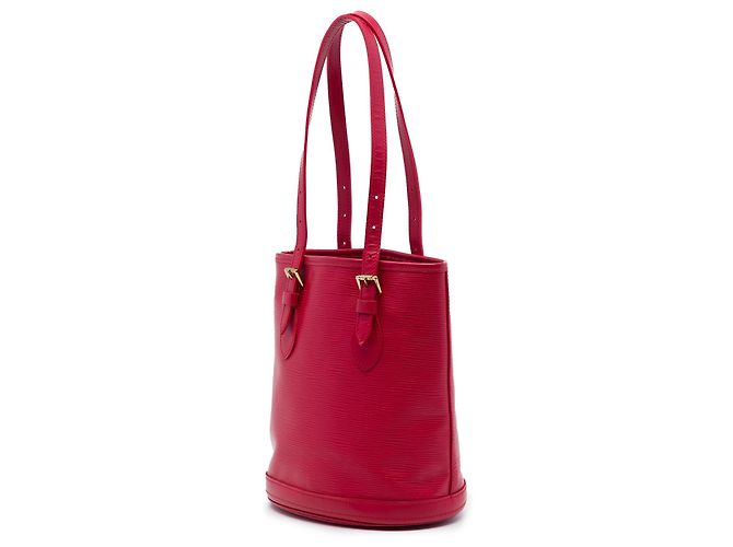 Louis Vuitton Red Epi Bucket PM Rosso - vista 2