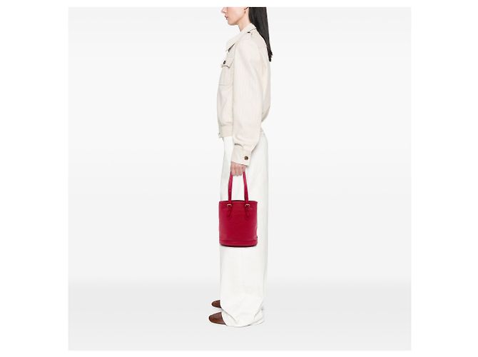 Louis Vuitton Red Epi Bucket PM Rosso - vista 6