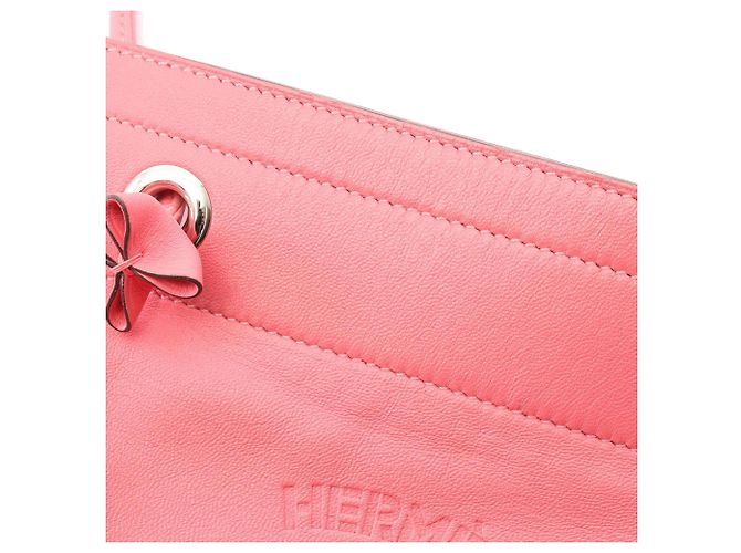 Borsa Hermès Mini Swift Aline Rosa - vista 6