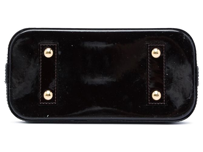 Louis Vuitton Purple Monogram Vernis Alma BB Porpora - vista 3