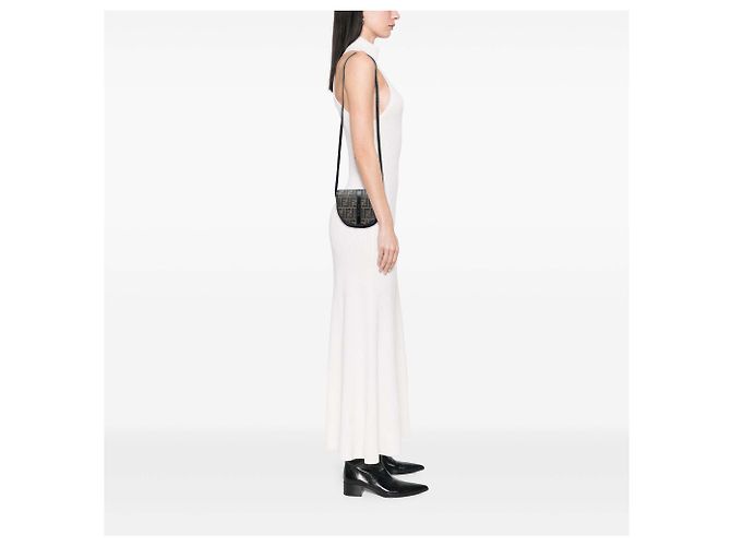 Bolso crossbody Fendi de lona Zucca marrón Castaño - vista 5