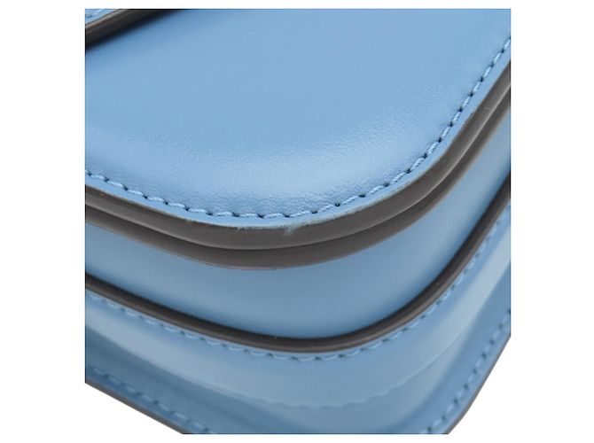 Louis Vuitton Blue Calfskin LV Pont 9 Soft MM Blu chiaro - vista 10
