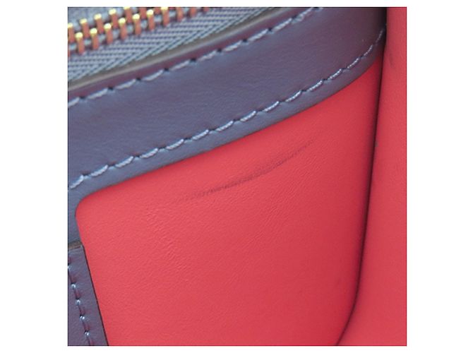 Louis Vuitton Blue Calfskin LV Pont 9 Soft MM Blu chiaro - vista 8