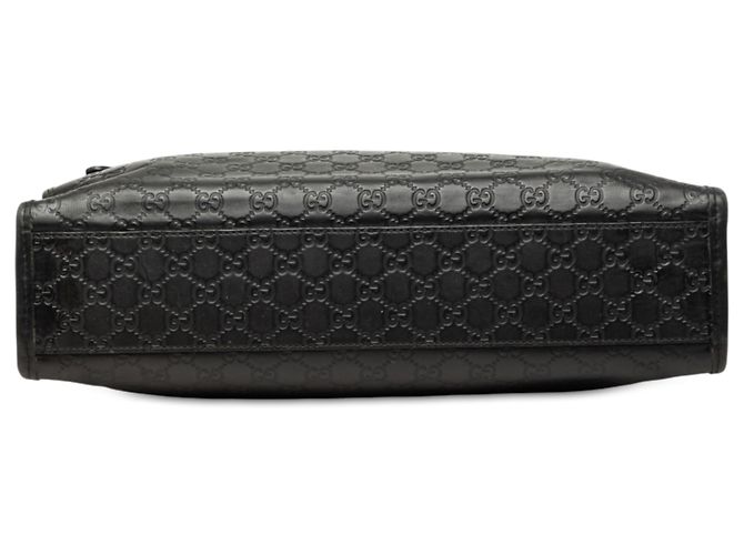 Borsa Business Gucci Black Guccissima Web Nero - vista 3