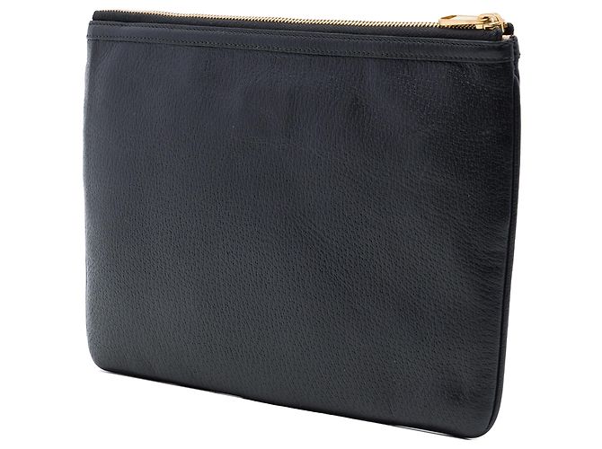 Clutch Gucci Ophidia Web in pelle di vitello nera Nero - vista 2