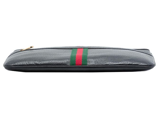 Clutch Gucci Ophidia Web in pelle di vitello nera Nero - vista 3