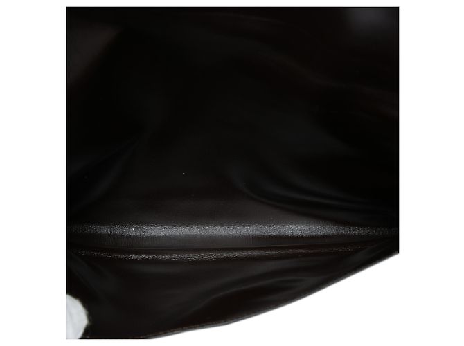 Hermès Brown Box Calf Rio Pochette Marrone Marrone scuro - vista 4