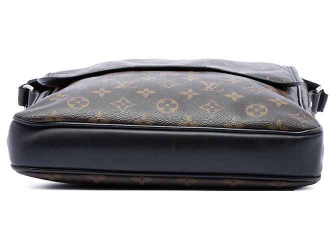 Louis Vuitton Brown Monogram Macassar Bass MM Marrone - vista 3