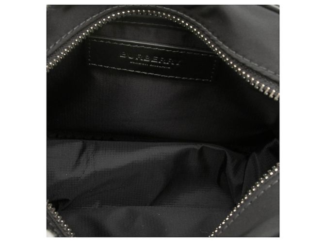 Borsa a tracolla Burberry Paddy in nylon nero - vista 4
