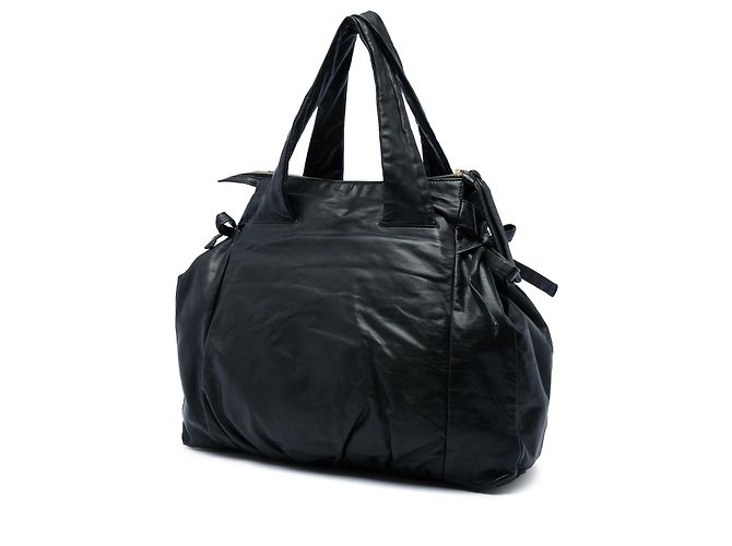 Borsa Tote Gucci Hysteria Large in pelle di vitello nera - vista 2