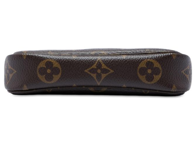 Louis Vuitton Brown Monogram Mini Pochette Accessoires Marrone - vista 3