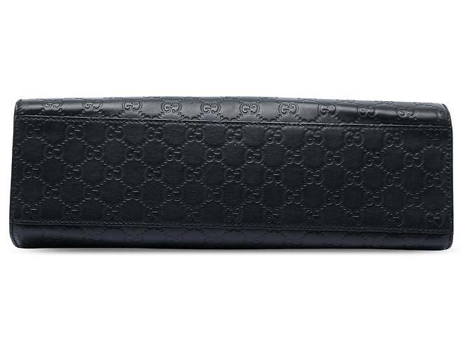 Borsa a tracolla Gucci Emily Large Guccissima Nera Nero - vista 3