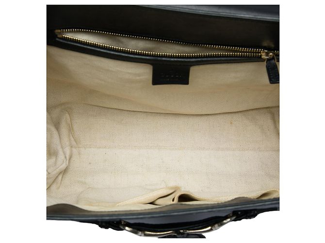 Borsa a tracolla Gucci Emily Large Guccissima Nera Nero - vista 4