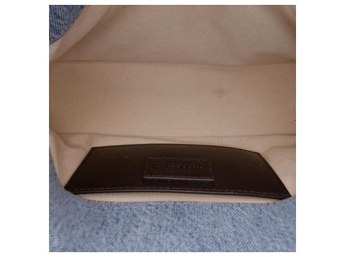 Borsa Jacquemus Le Bambimou in denim blu - vista 4