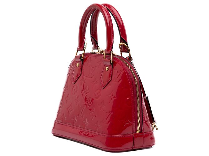 Louis Vuitton Red Monogram Vernis Alma BB Rosso - vista 2