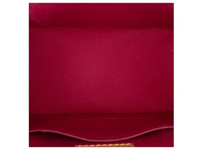 Louis Vuitton Red Monogram Vernis Alma BB Rosso - vista 4