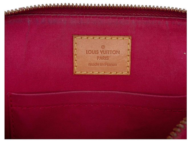 Louis Vuitton Red Monogram Vernis Alma BB Rosso - vista 5