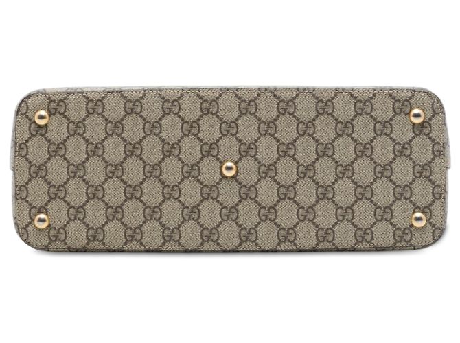 Borsa Gucci Beige GG Supreme Linea A Satchel - vista 3