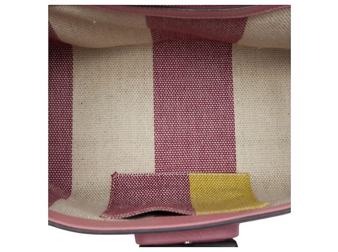 Bamboo Borsa Satchel Daily Gucci in pelle di vitello rosa, modello Small con bambù - vista 4