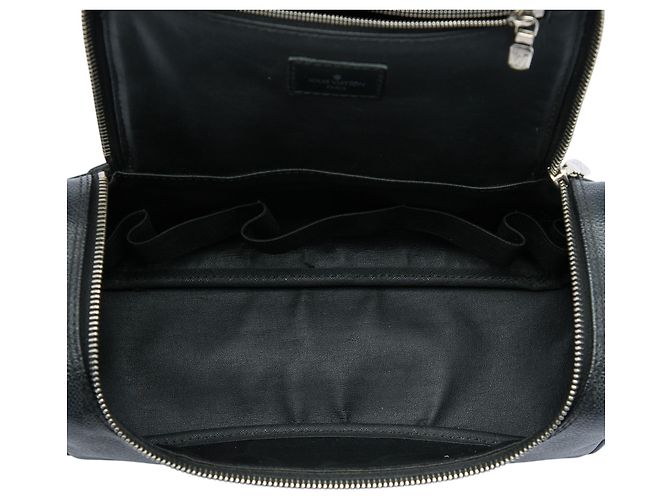 Necessaire Louis Vuitton Black Damier Graphite Nero - vista 4