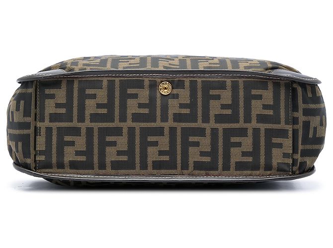 Tote Pieghevole Fendi Brown Zucca Canvas Marrone - vista 3
