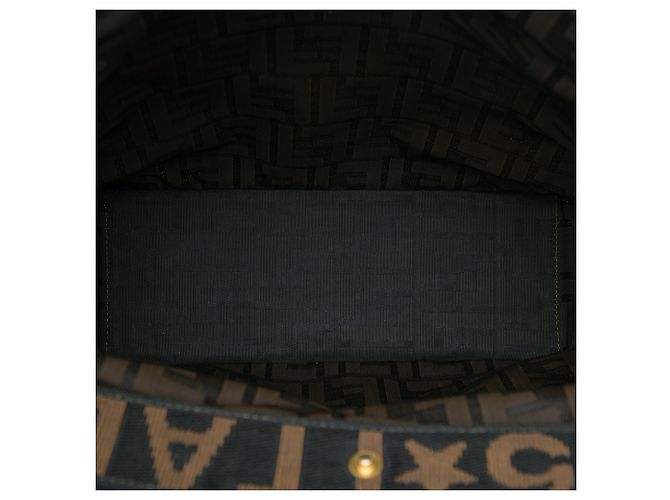 Tote Pieghevole Fendi Brown Zucca Canvas Marrone - vista 4