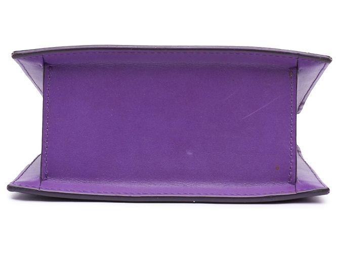 Jacquemus Le Chiquito Moyen em couro roxo Roxo escuro - vista 3