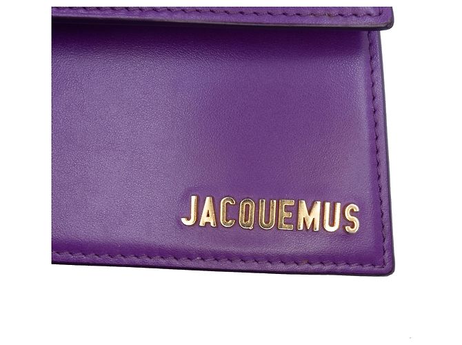 Jacquemus Le Chiquito Moyen em couro roxo Roxo escuro - vista 5