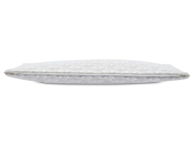 Goyard White Goyardine Senat MM Bianco - vista 3