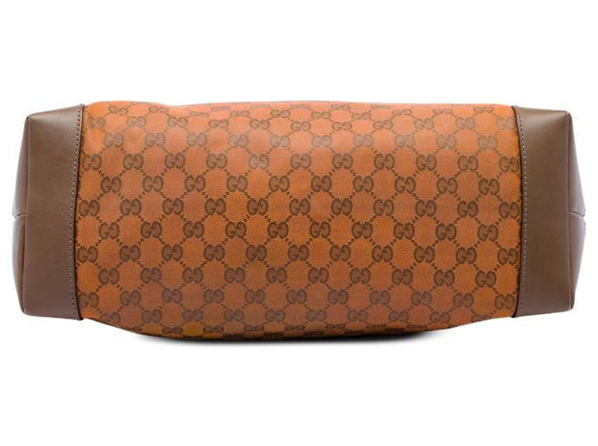 Gucci GG Canvas Web Tote in Orange - Ansicht 3