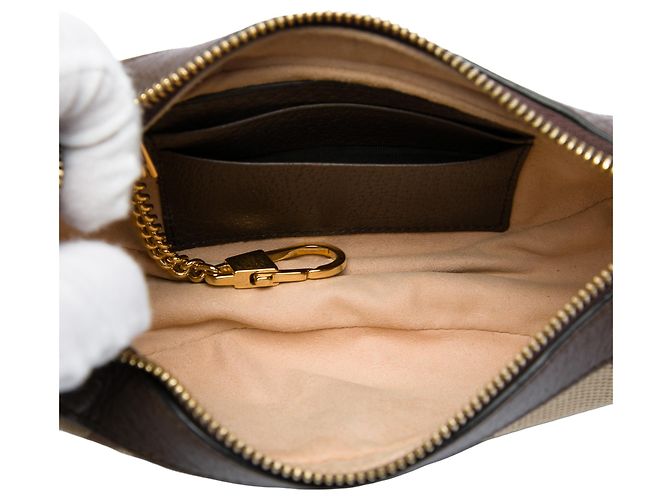 Borsa a tracolla Gucci Ophidia Mini Jumbo GG Canvas Web Beige - vista 4