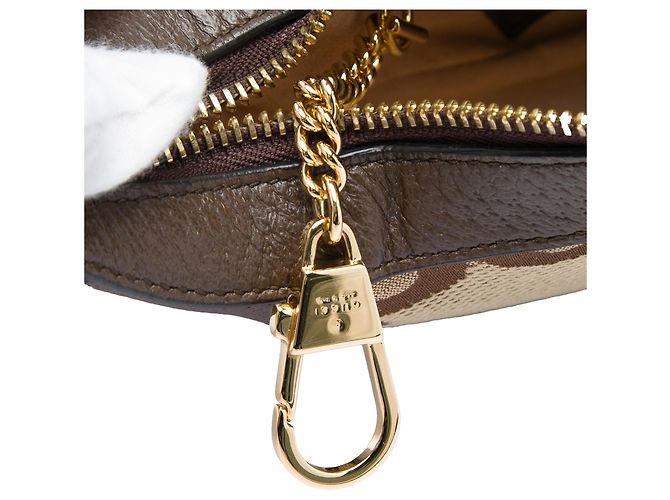 Borsa a tracolla Gucci Ophidia Mini Jumbo GG Canvas Web Beige - vista 5