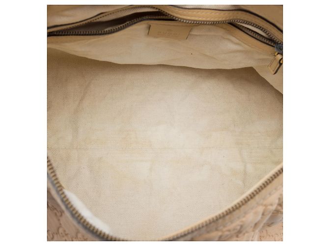 Borsa a tracolla Gucci Guccissima Scarlett Beige - vista 4