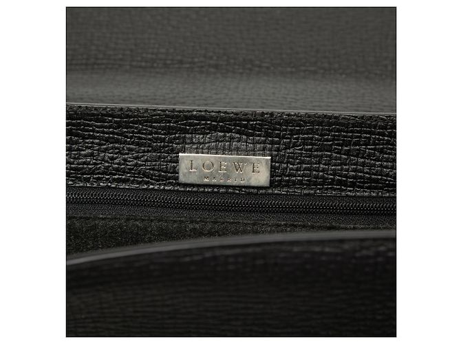 Borsa LOEWE in pelle testurizzata nera con manico superiore Nero - vista 5