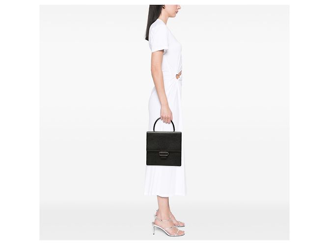 Borsa LOEWE in pelle testurizzata nera con manico superiore Nero - vista 6