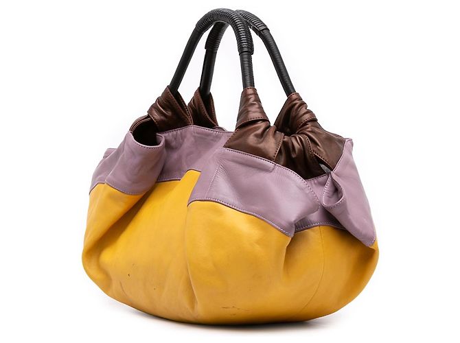 LOEWE Yellow Multicolor Nappa Aire Giallo - vista 2