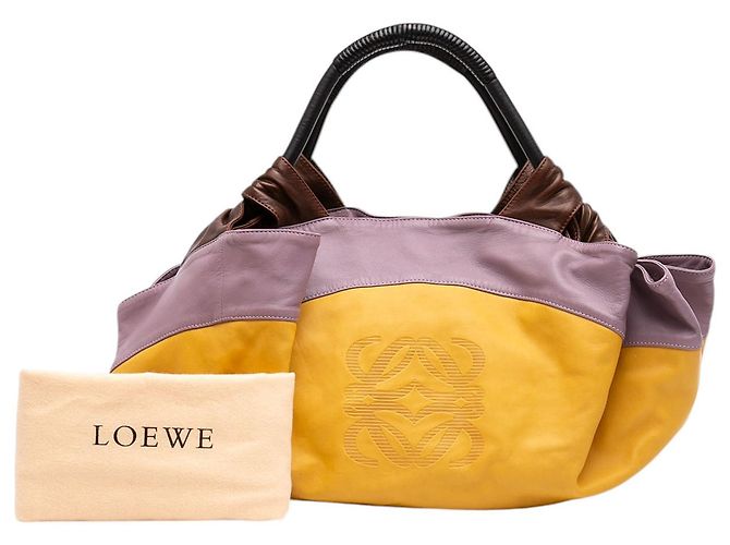LOEWE Yellow Multicolor Nappa Aire Giallo - vista 7