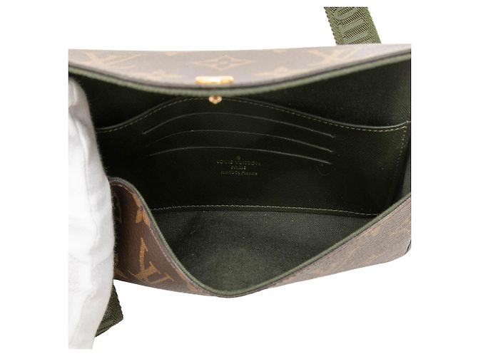 Louis Vuitton Brown Monogram Felicie Strap And Go Marrone - vista 4