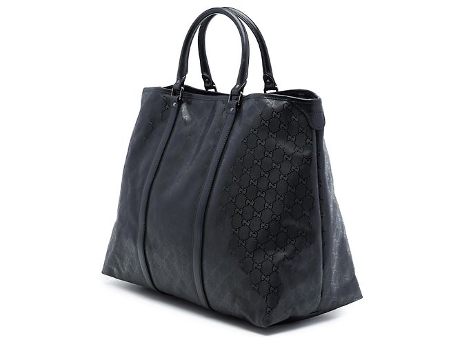Gucci Black GG Imprime Weekender - view 2