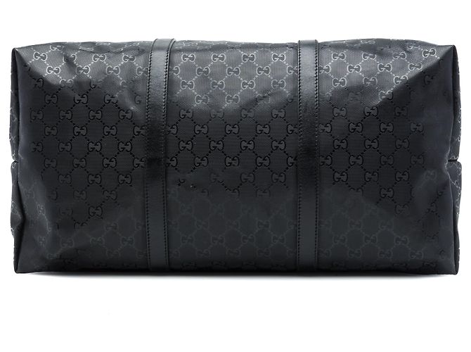 Gucci Black GG Imprime Weekender - view 3