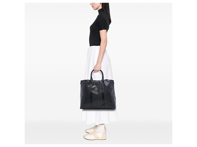 Gucci Black GG Imprime Weekender - view 6