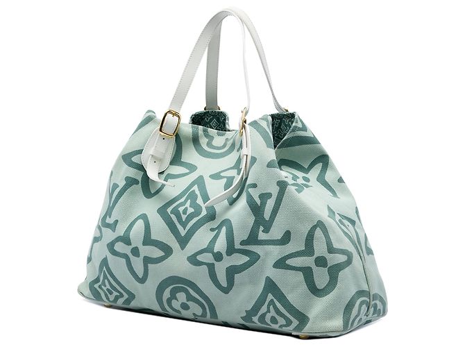 Louis Vuitton Green Monogram Tahitienne Cabas GM Verde - vista 2