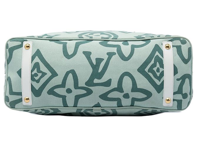 Louis Vuitton Green Monogram Tahitienne Cabas GM Verde - vista 3