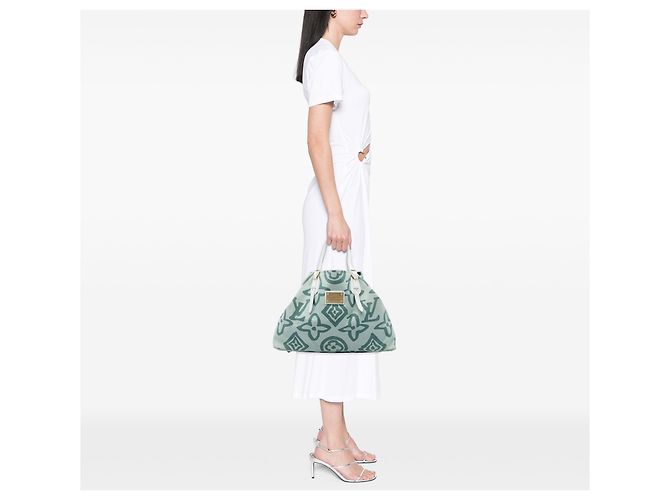 Louis Vuitton Green Monogram Tahitienne Cabas GM Verde - vista 6